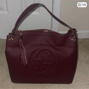 Gucci Deep Burgundy Shoulder Bag